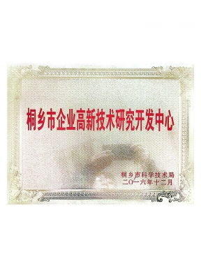 Tongxiang High-tech Enterprise Technology Research and Development Center